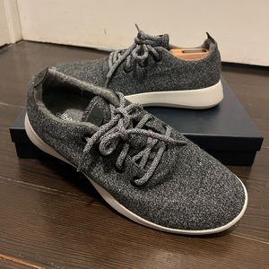 NWOT Men’s Allbirds Grey Wool Runners Size 9